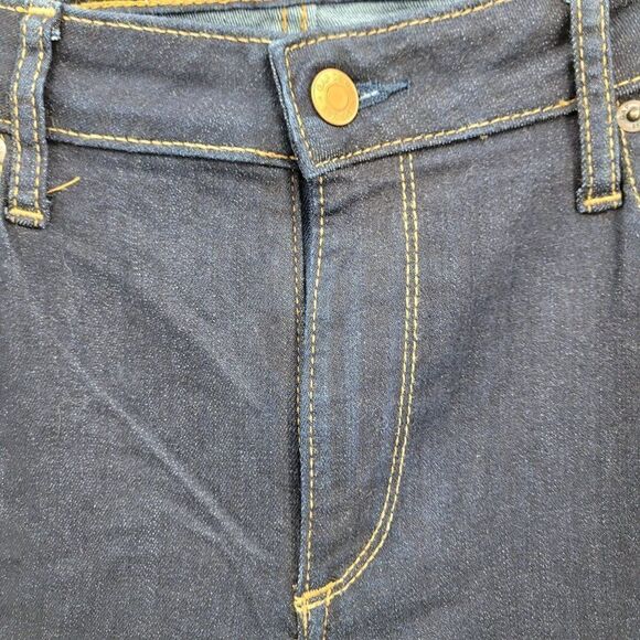 Gap Jeans Curvey Perfect Boot Dark Wash Stretch High Rise High Waisted Flare 33 - Picture 6 of 14